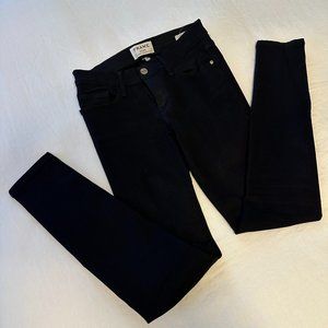 Frame Le Skinny De Jeanne Black Jeans